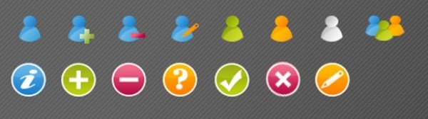 Web User Icons and Buttons Set PSD web user icons user unique ui elements ui stylish simple round buttons quality original new modern interface hi-res HD fresh free download free elements download detailed design creative clean buttons avatar   