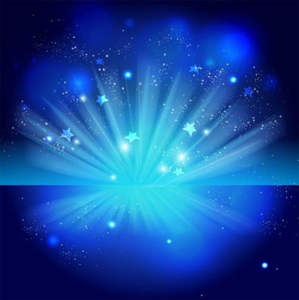 Blue Starry Reflection Abstract Vector Background web water vector unique stylish stars starry reflection quality original night illustrator high quality graphic glowing fresh free download free eps download design creative blue background abstract   