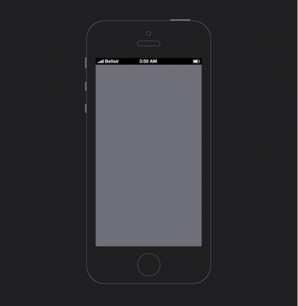 Minimal Wireframe for iPhone PSD wireframe web unique ui elements ui stylish simple psd quality original new modern minimal iPhone wireframe iphone interface hi-res HD fresh free download free elements download detailed design creative clean   