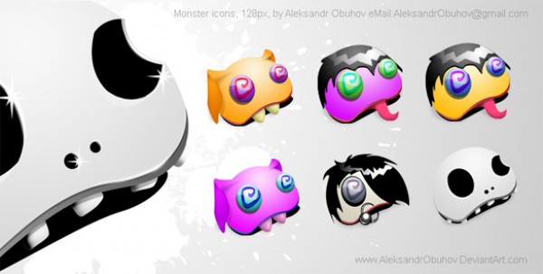 6 Cool Monster Dock Icons Set web vectors vector graphic vector unique ultimate ui elements stylish simple quality psd png photoshop pack original new monster icons monster modern jpg interface illustrator illustration icons ico icns high quality high detail hi-res HD GIF fresh free vectors free download free elements download dock icons detailed design creative clean ai   