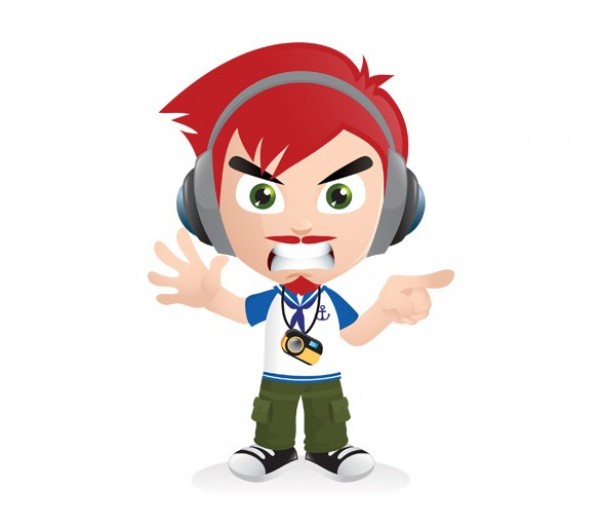 Cartoon Boy with Headphones Graphic PNG web unique ui elements ui teenager quality png original new modern interface hi-res headphones HD fresh free download free elements download detailed design creative clean cartoon teen cartoon boy cartoon camera angry boy   