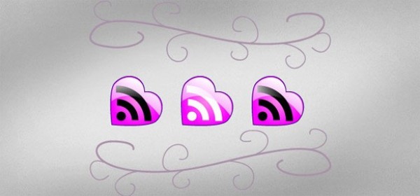 3 Pink Love Hearts RSS Icons Vector Set web vector valentines unique ui elements stylish social media social rss quality pink original new interface illustrator icons high quality hi-res heart icons heart HD graphic fresh free download free eps elements download detailed design creative   