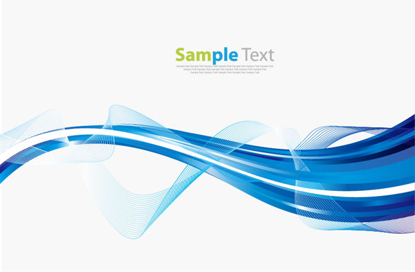 Flowing Sea Blue Lines Abstract Background web waves abstract background waves vector unique ui elements stylish quality original new lines interface illustrator high quality hi-res HD graphic fresh free download free eps elements download detailed design deep blue creative blue waves background blue background abstract   
