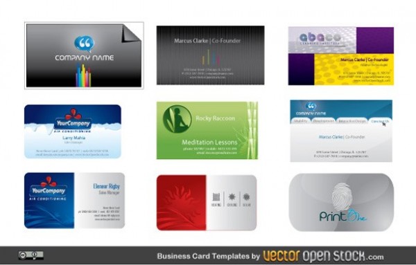 9 Modern Business Card Vector Templates web vector unique ui elements template stylish set quality original new modern interface innovative illustrator high quality hi-res HD graphic fresh free download free elements download detailed design creative business card ai   
