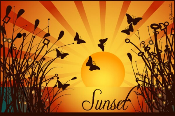 Butterflies Sunset on River Vector web element web vectors vector graphic vector unique ultimate UI element ui svg sunset silhouette butterfly scene quality psd png photoshop pack original orange new modern illustrator illustration ico icns high quality grasses silhouette GIF fresh free vectors free download free eps download design creative butterfly butterfiles background ai   
