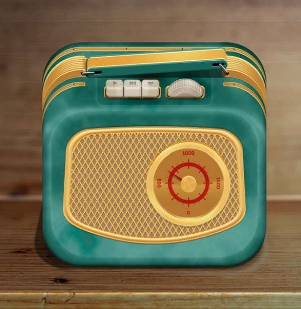 Cool Retro Radio Icon with Push Buttons yellow web vintage radio vintage unique ui elements ui stylish roller control retro radio icon retro radio retro realistic radio quality push buttons psd original new modern interface icon hi-res HD green fresh free download free elements download detailed design creative clean circular tuner 3d   