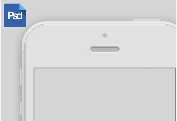 Detailed White iPhone 5 Mockup Template PSD white iPhone 5 mockup white web unique ui elements ui template stylish quality psd original new modern mockup mobile iphone 5 mockup iphone 5 interface hi-res HD fresh free download free elements download detailed design creative clean   