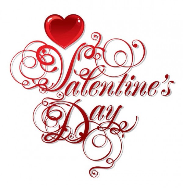 Scrolling Script Valentines Day Card Background web vector valentines valentine's day unique ui elements stylish scrolling script font red quality original new interface illustrator high quality hi-res heart HD graphic fresh free download free font eps elements download detailed design creative card background   