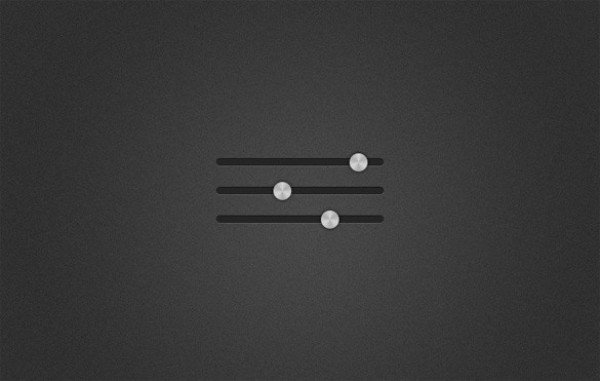 Dark Simple Metal Knob UI Sliders PSD web unique ui elements ui stylish slider set quality psd original new modern metal knob interface hi-res HD fresh free download free elements download detailed design dark slider dark creative clean   