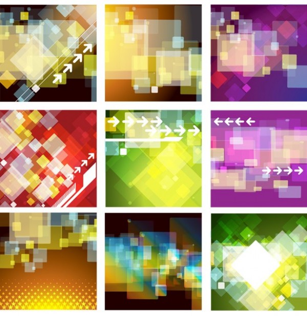 9 Colorful Geometric Abstract Vector Backgrounds 11579 web vector unique stylish squares quality original illustrator high quality graphic geometric fresh free download free download design creative colorful background abstract   