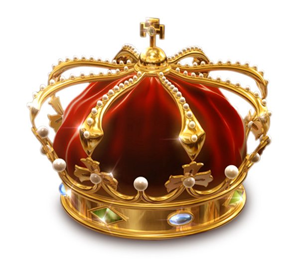 Bejeweled Royal King's Crown PSD Graphic web unique ui elements ui stylish shiny ruby royalty royal red velvet queen quality psd original new modern king jewels interface hi-res HD golden crown golden gold crown gold gems fresh free download free elements download detailed design crown creative clean   