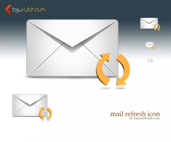 Cool Mail Refresh Icon Set PSD web unique ui elements ui stylish simple refresh quality original new modern mail refresh icon mail interface icon hi-res HD fresh free download free elements download detailed design creative clean   