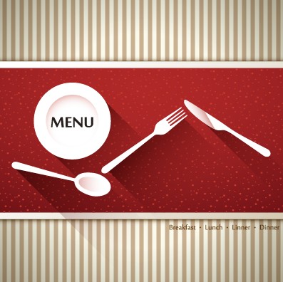 Modern restaurant menu cover design vector 01 restaurant modern cover   