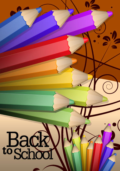 colorful paintbrush template vector 04 template paintbrush colorful   