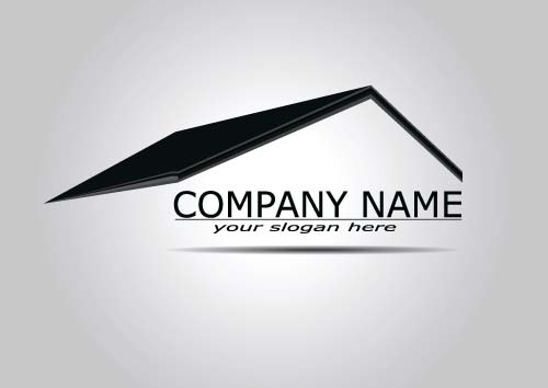 Real estate company logos vectors 06 logos Estate company   