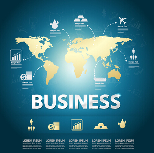 Finance business template concept vector 05 finance concept business template business   