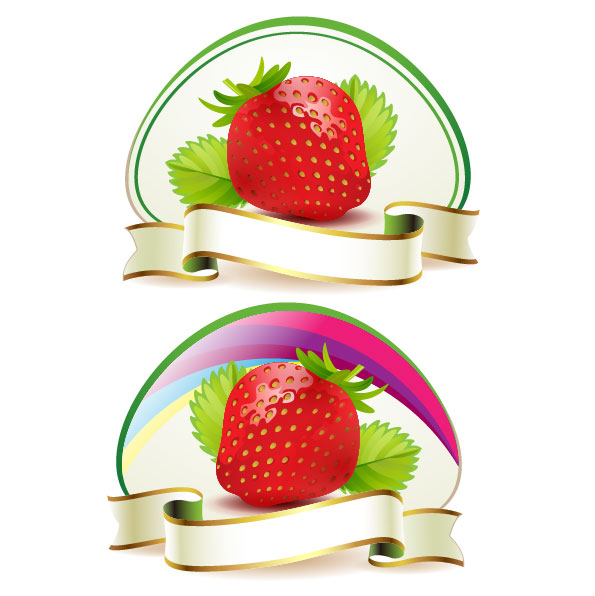 Fresh strawberry elements background vector 02 strawberry fresh elements element   