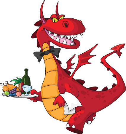 lovely Dragon cartoon elements vector 04 lovely elements element dragon cartoon   