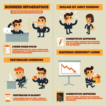 Infographics and people design vector 03 people infographics infographic   