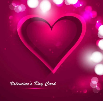 Valentine day with heart greeting card Illustration vector Valentine illustration heart greeting day card   