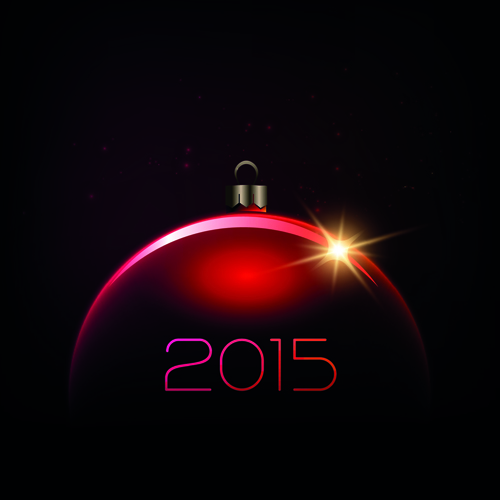 Delicate 2015 Christmas balls art backgrounds vector 04 delicate christmas balls backgrounds 2015   