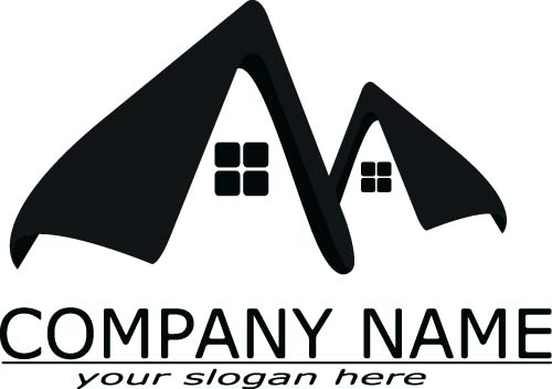 Real estate company logos vectors 07 logos Estate company   