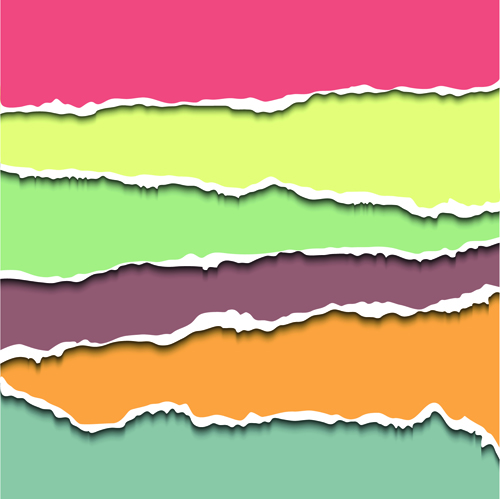 Layered torn paper vector background material 04 torn paper paper layered background   