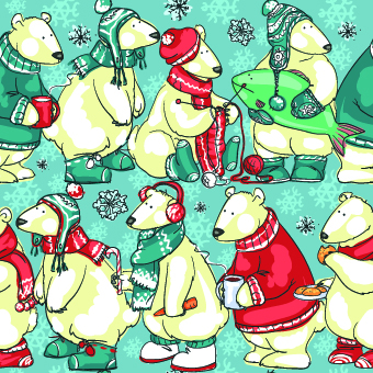 Cute Christmas Small animals vector set small animals cute christmas animals Animal   