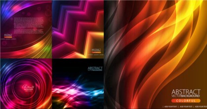 Color light effect background vector light effect color   