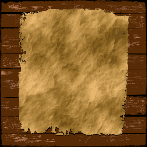 Old Paper on the wood vector set 04 wood paper old   