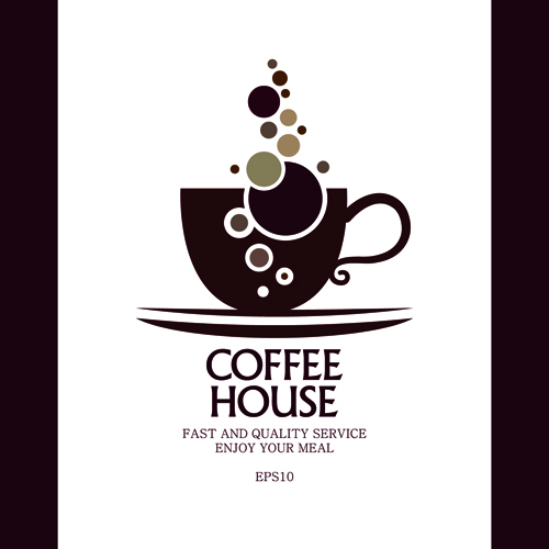 Coffee house menu cover creative design graphics 02 menu creative cover Coffee house coffee   