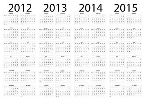 Set of 2013 103024 template calendar 2018 2013   