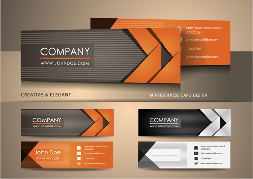 Elipse business cards design vector material 04 Elipse cards business card   