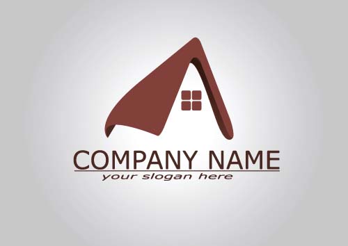 Real estate company logos vectors 02 logos Estate company   