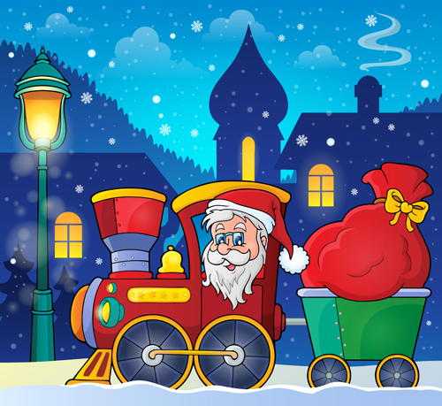 Santa claus cartoon cute vector 01 santa claus cartoon   