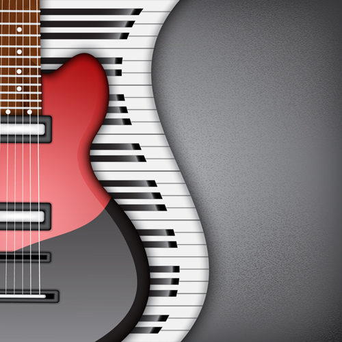 Modern musical Instruments backgrounds vector 02 musical instruments musical instrument background   