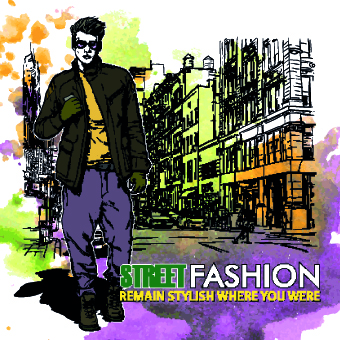 Street fashion design elements vector 01 street fashion design elements element design elements   