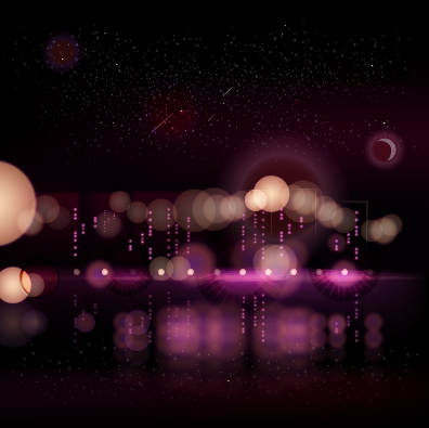 City night colored halation background vector graphics 02 vector graphics night colored city background vector background City night colored halation background vector graphics 02 vector graphics night colored city background vector background