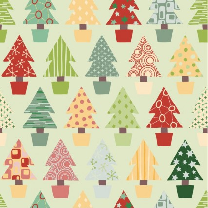 Abstract Christmas Tree Seamless pattern vector tree seamless christmas background abstract   