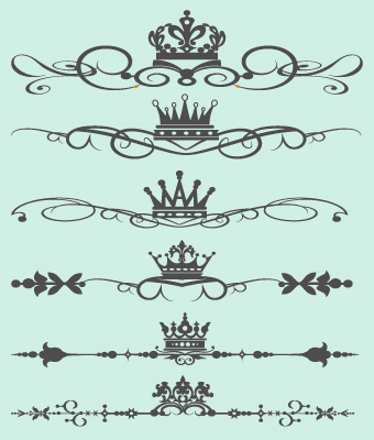 Royal crown decor vector 03 royal decor crown   