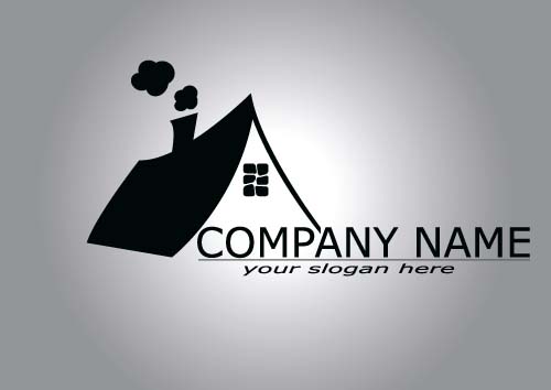 Real estate company logos vectors 01 logos Estate company   