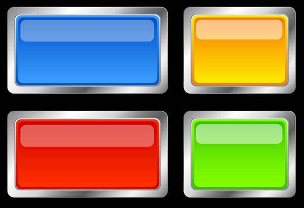 Glassy Buttons Vectors vectors glassy buttons button   