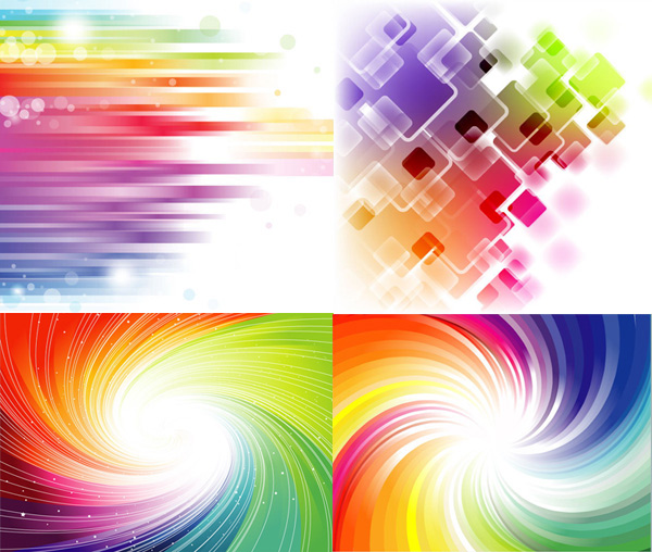 Elements of gorgeous rainbow background vector rainbow background file beautiful   