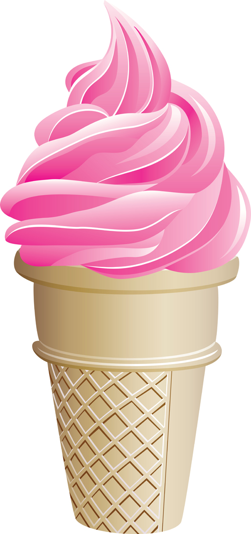 Vivid Ice cream design elements vector 04 vivid ice cream elements element   