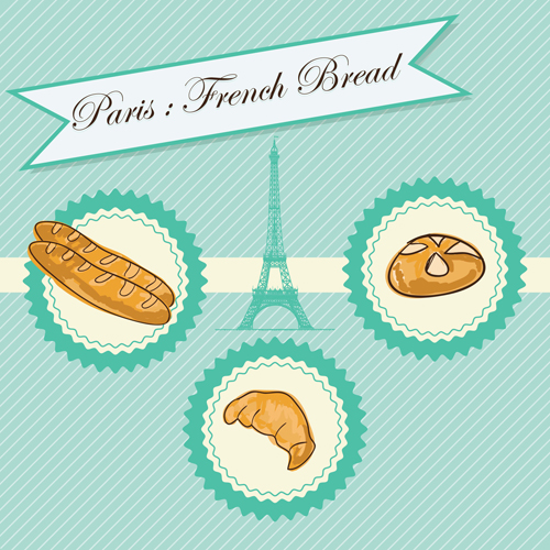 French bread creative background vector French Creative background creative bread background vector   