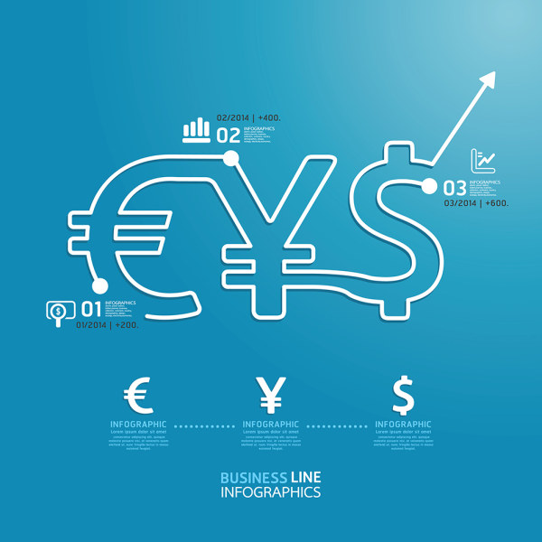 Business line financial infographics vector line infographics infographic financial business   