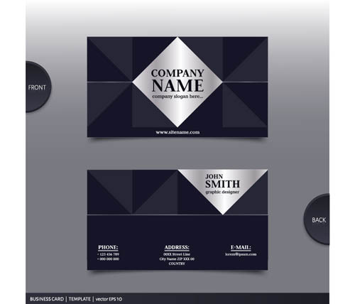 Best company business cards vector design 08 company business cards business   