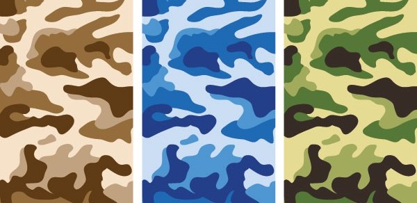 Camouflage pattern vector graphics pattern camouflage   