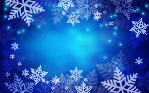 Snowflake with dream blue background vector snowflake snow blue background background   