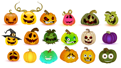 Halloween Jack O Lantern Vector set 01 lantern jack o' lantern halloween   